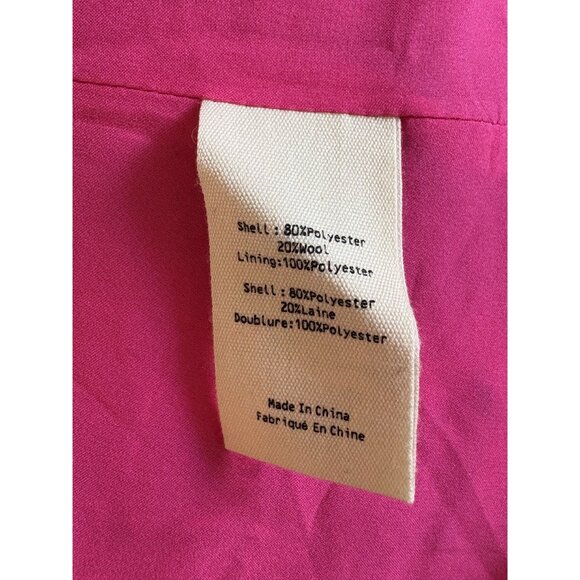 L'Agence Angelina Jacket Pink Plaid Tweed Blazer 8 - Picture 5 of 5